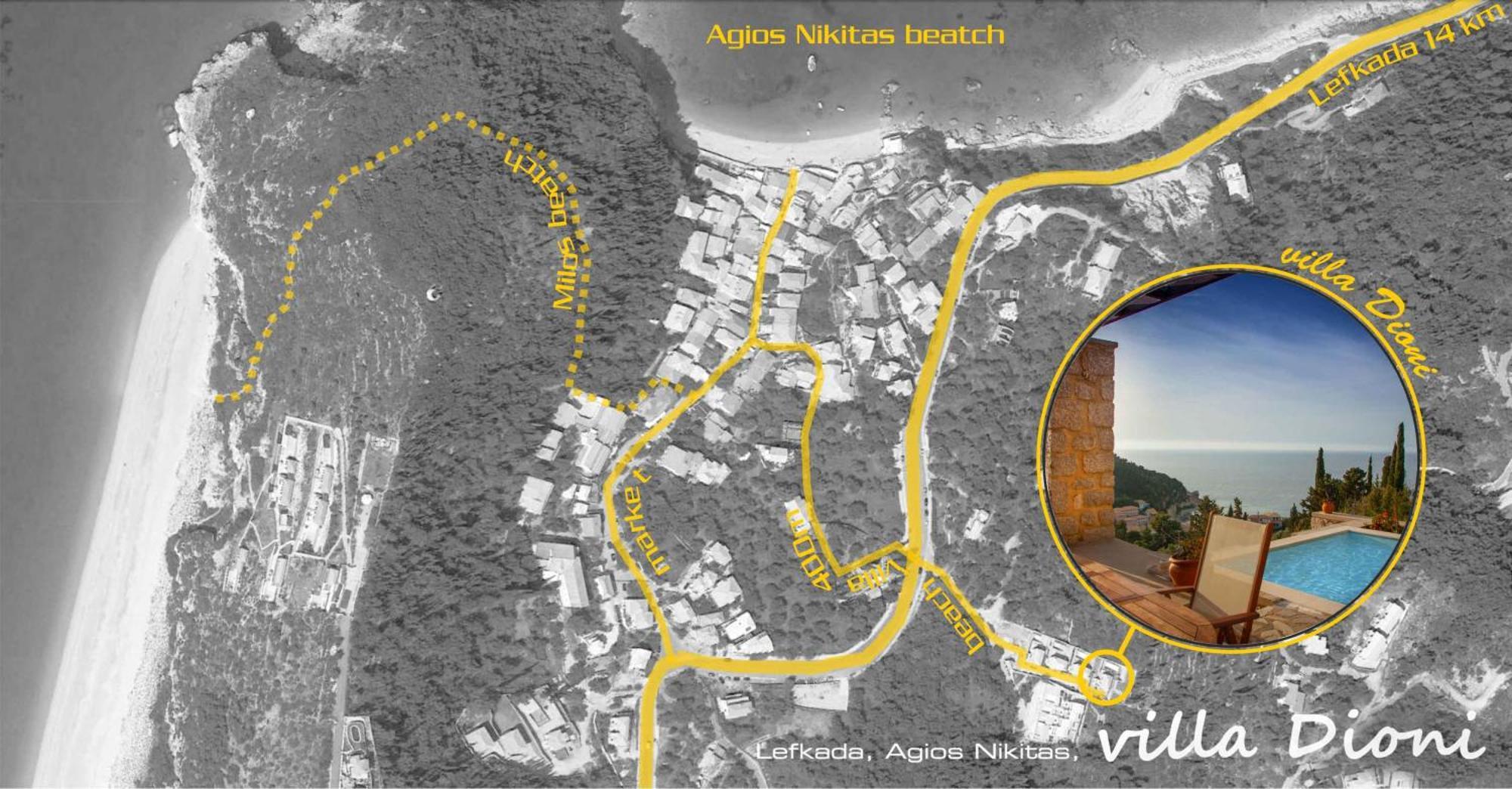 Villa Dioni Áyios Nikítas Exterior foto